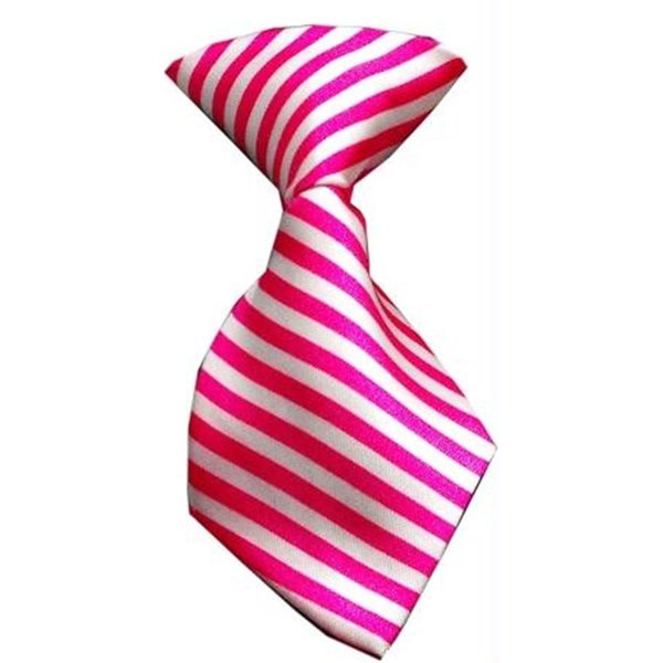 Unconditional Love Dog Neck Tie Striped Pink UN764923